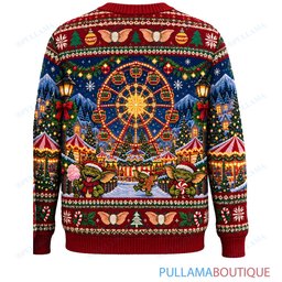 Gremlins Holiday Ferris Wheel ugly christmas sweater