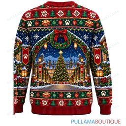 Garfield Christmas Lantern Walk ugly christmas sweater