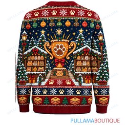 Garfield Christmas Cookie Champion ugly christmas sweater