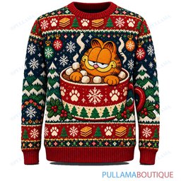 Garfield Christmas Cocoa Cup ugly christmas sweater