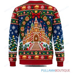 Garfield Gingerbread Village ugly christmas sweater