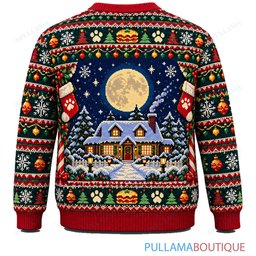 Garfield Holiday Stocking Nap ugly christmas sweater