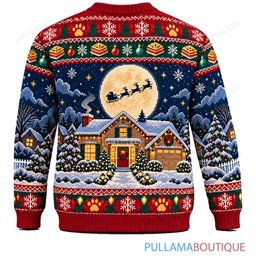 Garfield Rooftop Christmas Lights ugly christmas sweater