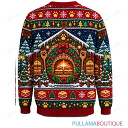 Garfield Holiday Lasagna Bakery ugly christmas sweater