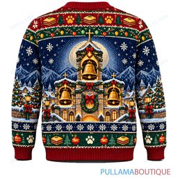 Garfield Christmas Bell Ringing ugly christmas sweater