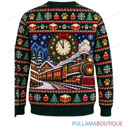Garfield Christmas Express Train ugly christmas sweater