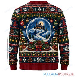 Freddy Krueger Cozy Christmas Fireplace ugly christmas sweater