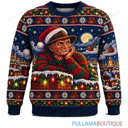 Freddy Krueger Christmas Eve Dream ugly christmas sweater