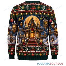 Freddy Krueger Midnight Christmas Clock ugly christmas sweater