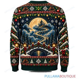 Freddy Krueger Holiday Lantern Walk ugly christmas sweater