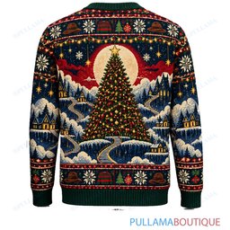 Freddy Krueger Christmas Tree Decorating ugly christmas sweater