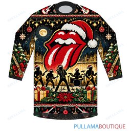 The Rolling Stones Christmas Jukebox ugly christmas sweater