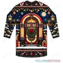The Rolling Stones Christmas Jukebox ugly christmas sweater