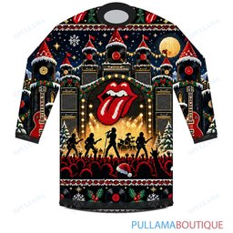 The Rolling Stones Holiday Amplifier Stage ugly christmas sweater