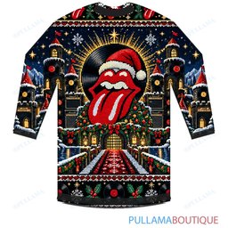 The Rolling Stones Holiday Amplifier Stage ugly christmas sweater