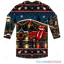The Rolling Stones London Holiday Concert ugly christmas sweater
