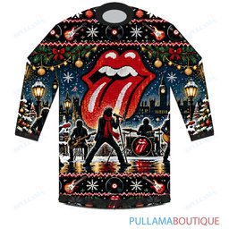 The Rolling Stones London Holiday Concert ugly christmas sweater