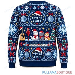 Taylor Swift Frozen Christmas ugly christmas sweater