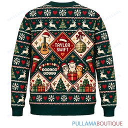 Taylor Swift Nordic Diamonds ugly christmas sweater