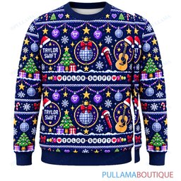 Taylor Swift Cosmic Noel ugly christmas sweater