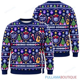 Taylor Swift Cosmic Noel ugly christmas sweater