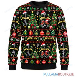 Metallica Evergreen ugly christmas sweater