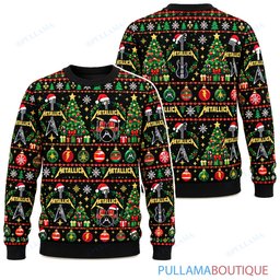 Metallica Evergreen ugly christmas sweater
