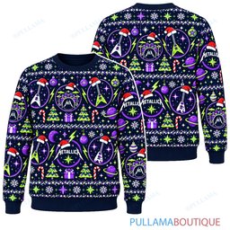 Metallica Cosmic Noel ugly christmas sweater
