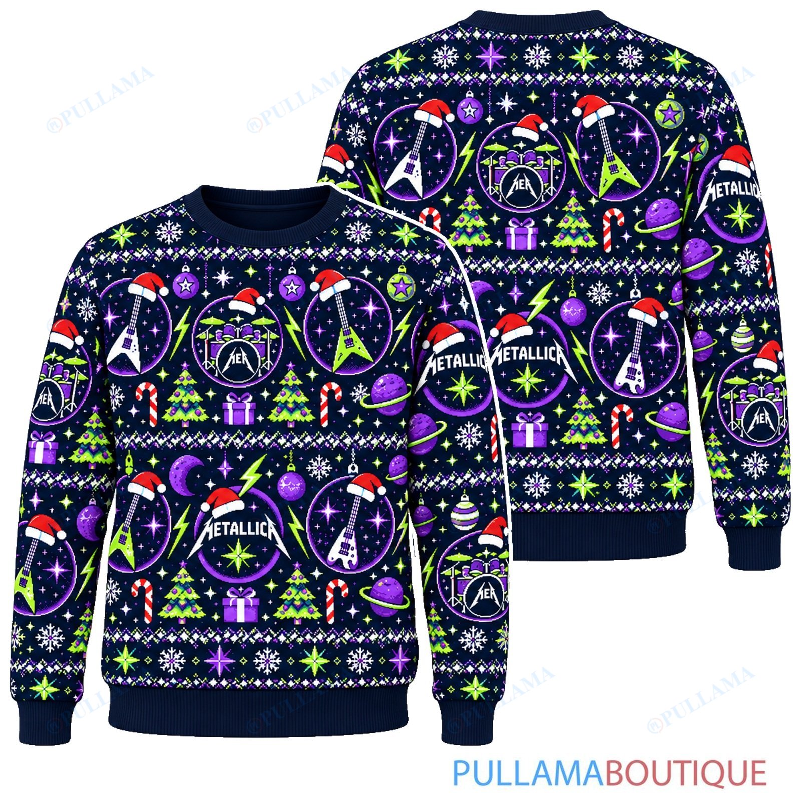 Metallica Cosmic Noel ugly christmas sweater