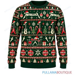 Metallica Classic Nordic ugly christmas sweater