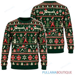 Metallica Classic Nordic ugly christmas sweater