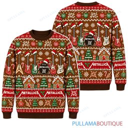 Metallica Gingerbread ugly christmas sweater