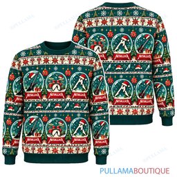 Metallica Snow Globe ugly christmas sweater