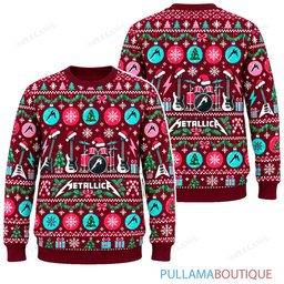 Metallica Ornament Party ugly christmas sweater
