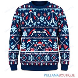 Metallica Frozen Christmas ugly christmas sweater