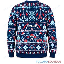 Metallica Frozen Christmas ugly christmas sweater