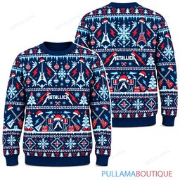Metallica Frozen Christmas ugly christmas sweater