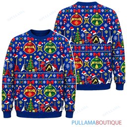 Metallica Gift Wrap ugly christmas sweater