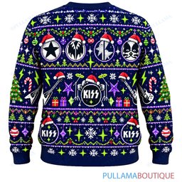 KISS Cosmic Noel ugly christmas sweater