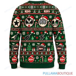 KISS Classic Nordic ugly christmas sweater