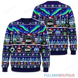 KISS Aurora ugly christmas sweater