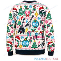 KISS Pastel Noel ugly christmas sweater