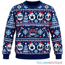 KISS Frozen Christmas ugly christmas sweater