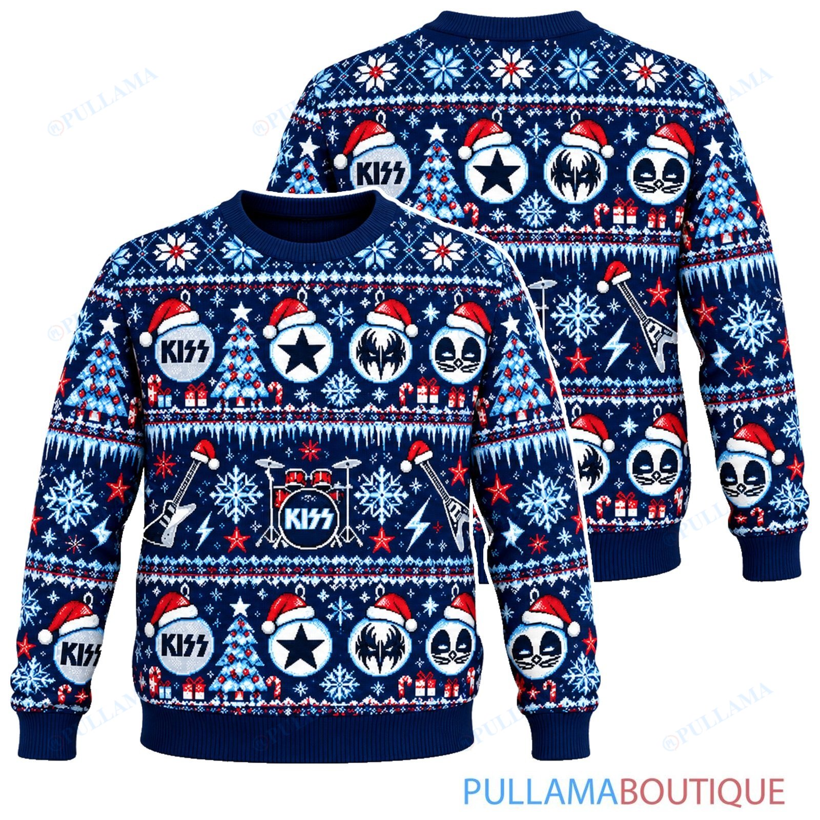KISS Frozen Christmas ugly christmas sweater