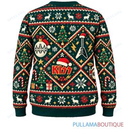 KISS Nordic Diamonds ugly christmas sweater