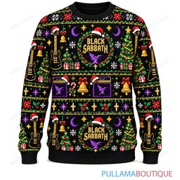 Black Sabbath Evergreen ugly christmas sweater