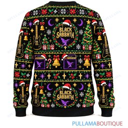 Black Sabbath Evergreen ugly christmas sweater