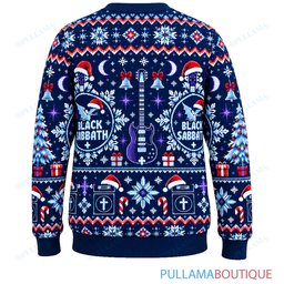 Black Sabbath Frozen Christmas ugly christmas sweater
