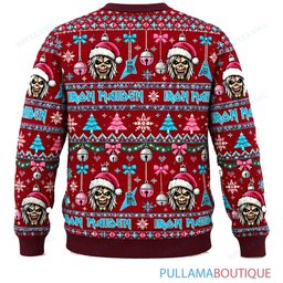 Iron Maiden Eddie Ornament Party ugly christmas sweater
