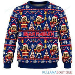 Iron Maiden Nutcracker Eddie ugly christmas sweater
